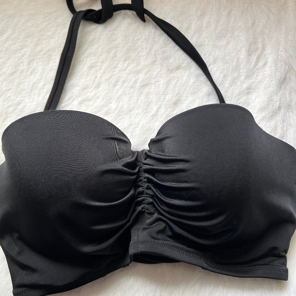 Victoria's Secret Black Bikini Top - Size 36DD